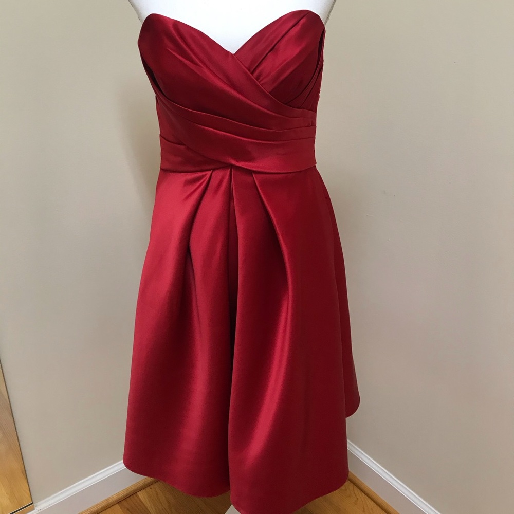 Bella by Venus Bridal: Strapless Red Dress